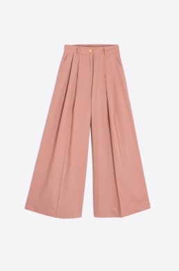 Vilagallo pantalón beige palazzo