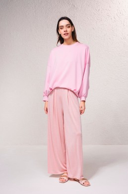 SMF suéter oversize rosa 257589. Colección primavera verano 2025