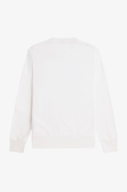 Fred Perry sudadera blanco nieve
