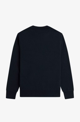 Sudadera azul marino Fred Perry insignia tenis