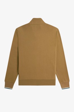 Fred Perry sudadera media cremallera piedra M3574 Z60