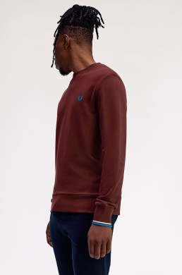 Sudadera rojo oscuro Fred Perry