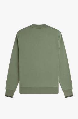Fred Perry sudadera cuello redondo verde