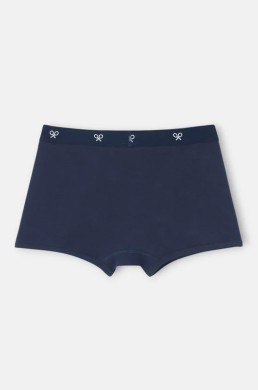 Bóxer liso azul marino Silbon