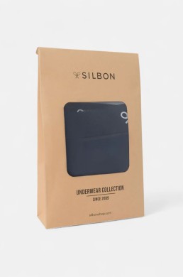 Silbon boxer liso azul marino 136240