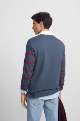 Silbon polo clásico rugby escudo azul marino 134272