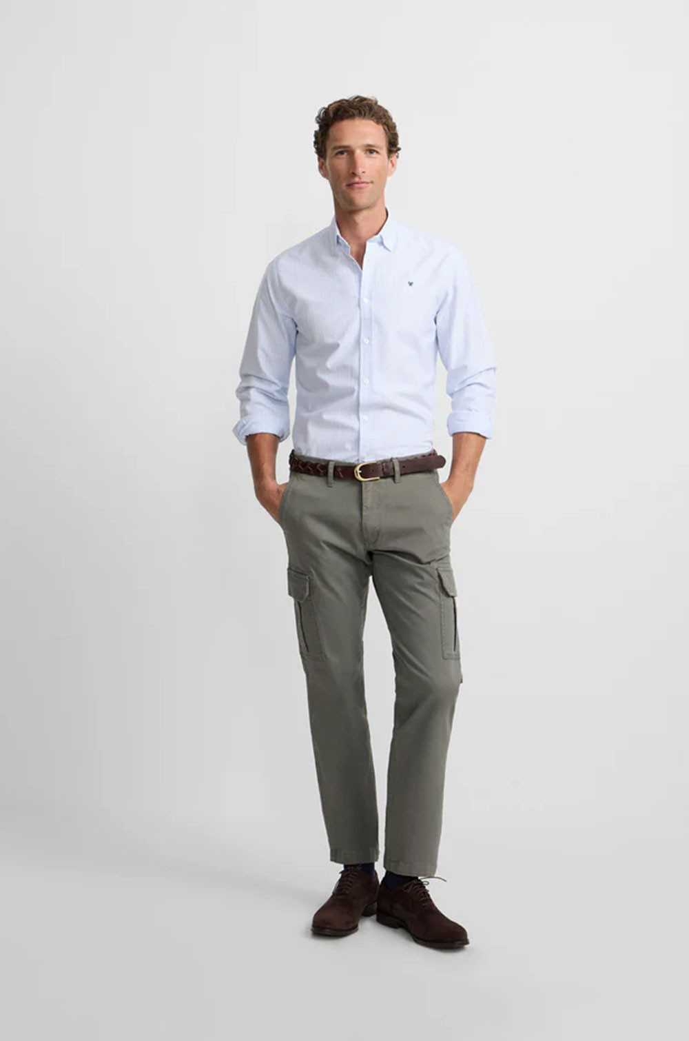 Silbon pantalón cargo verde