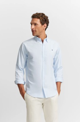Silbon camisa sport Oxford celeste