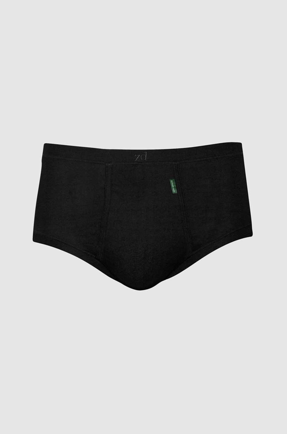 ZD slip negro con abertura 103700