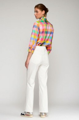 Pantalón blanco botones Vilagallo