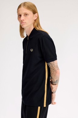 Polo con cinta deportiva a rayas Fred Perry