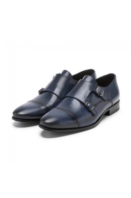 Sergio Serrano zapato murano marino con hebillas