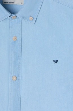 Camisa denim azul claro Silbon