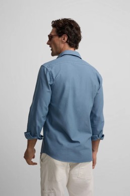 Silbon camisa estructura azul índigo SS261020502341