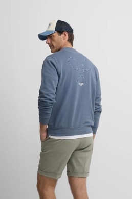 Silbon sudadera hombre azul índigo