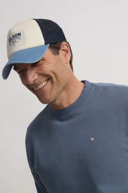 Silbon sudadera raqueta étnica azul índigo