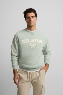 Silbon sudadera hombre aguamarina