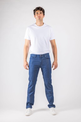 Pertegaz pantalón vaquero chambray