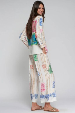 Pantalón tropical Vilagallo look verano mujer