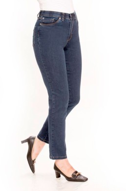 Pantalón vaquero azul oscuro elástico Waltron mujer
