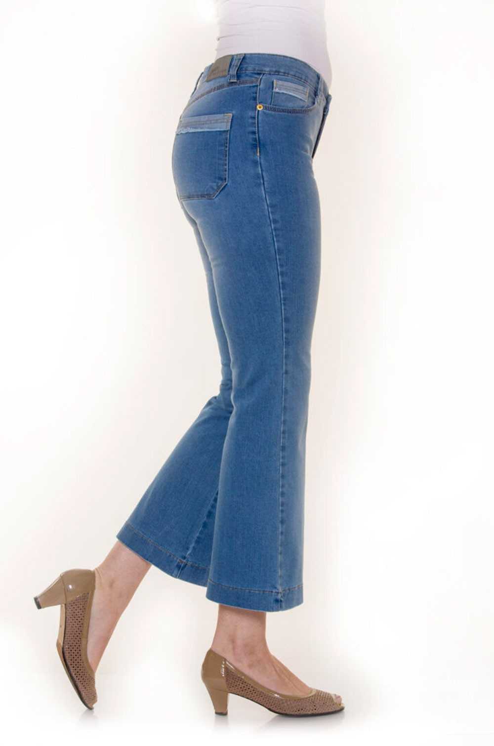 Pantalón tobillero acampanado Waltron mujer
