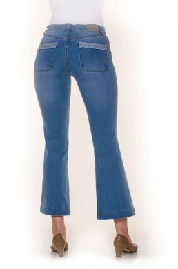 Detalle bolsillos desflecados pantalón Waltron mujer