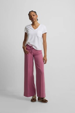 Pantalón denim frambuesa Silbon mujer