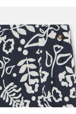 Detalle volantes falda floral Silbon mujer