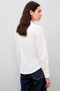 Camisa blanca popelín Lola Casademunt detalle espalda