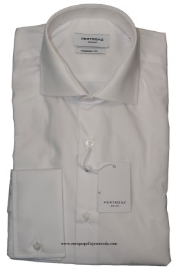 Camisa vestir blanca Pertegaz Modern Fit hombre