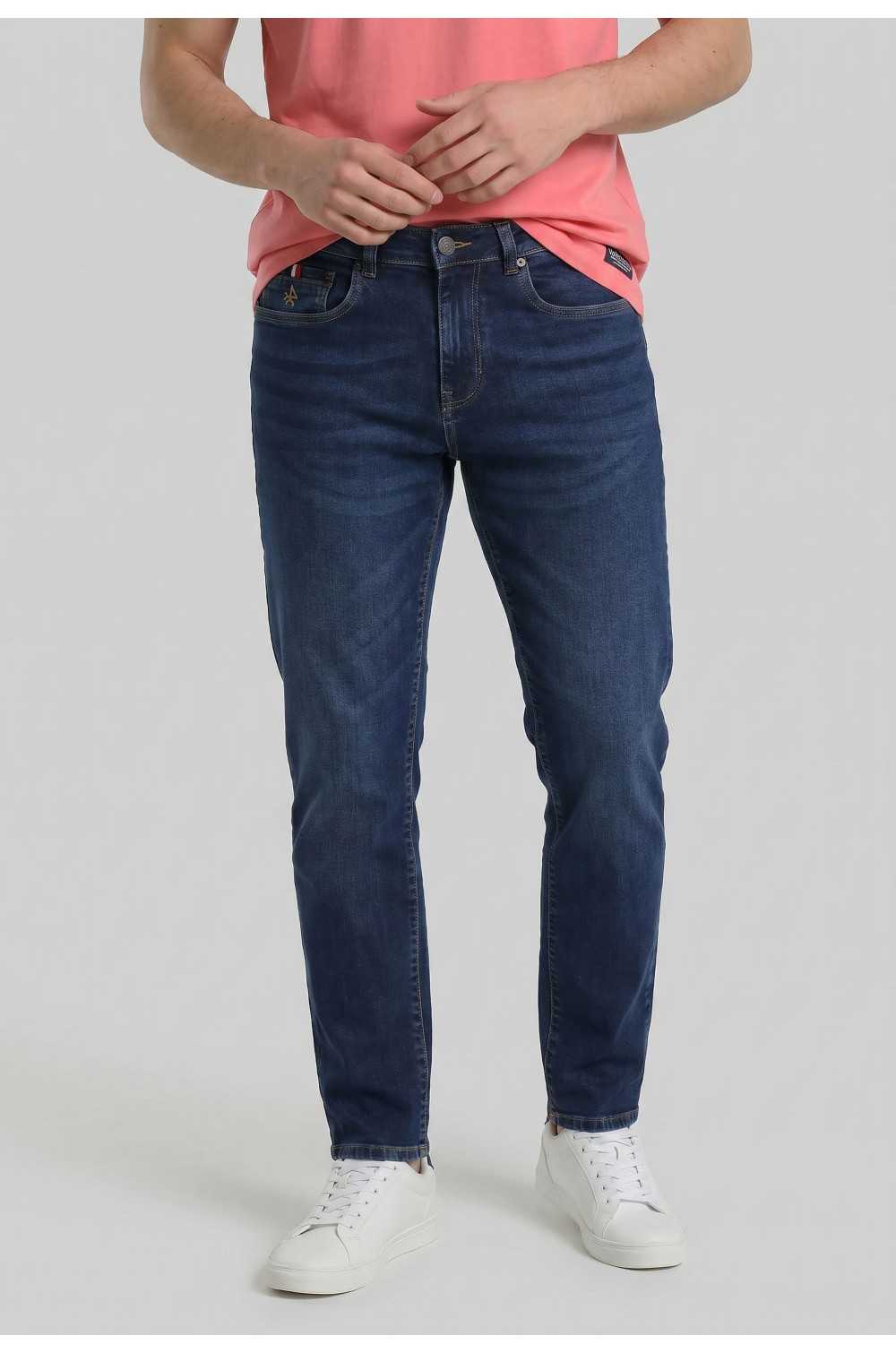 Pantalón vaquero azul medio Valecuatro hombre
