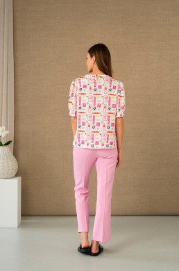 Detalle espalda blusa Hongo mujer