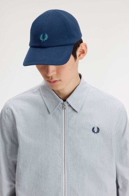 Gorra piqué algodón azul tenis Fred Perry hombre