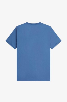 Fred Perry camiseta azul as manga corta espalda