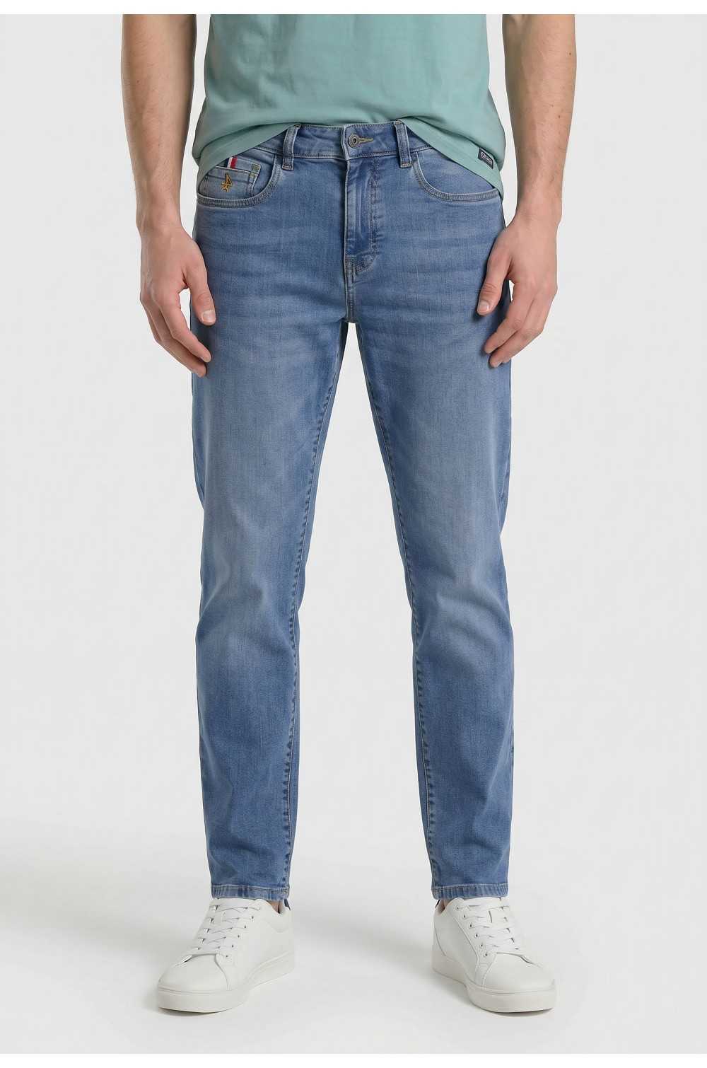 Pantalón vaquero azul claro Valecuatro hombre