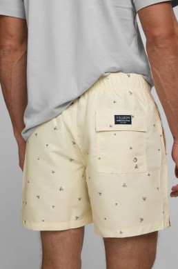 Bañador amarillo Silbon bolsillo trasero hombre