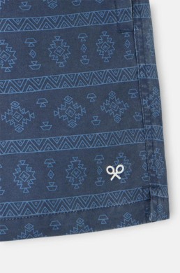 Detalle estampado étnico bañador Silbon hombre