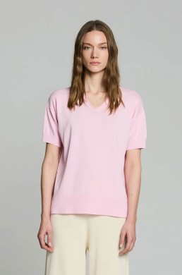 jersey de punto rosa Escorpion ropa mujer