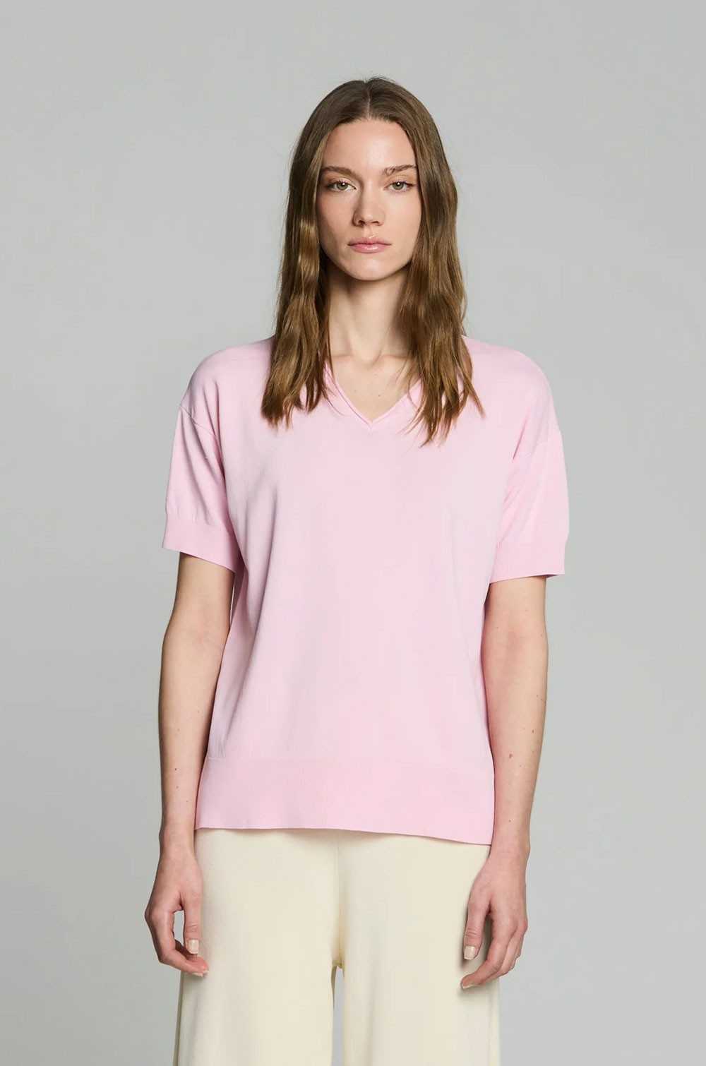 jersey de punto rosa Escorpion ropa mujer