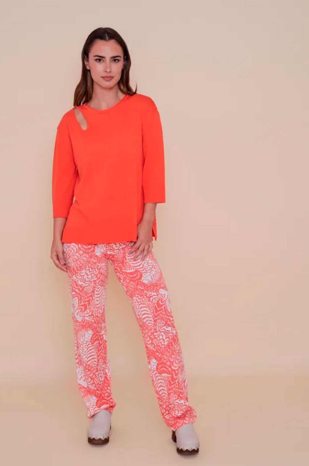 WNT jersey coral manga tres cuartos