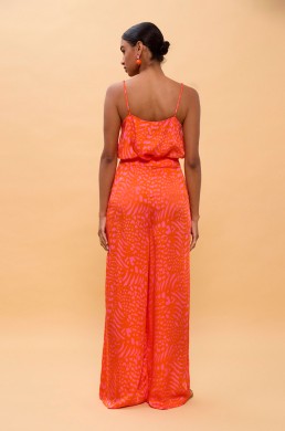 Vista trasera top lencero estampado Lola Casademunt
