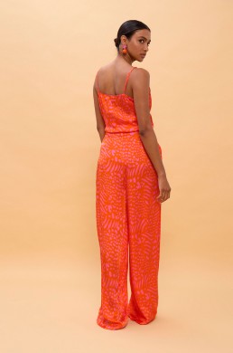 Pantalón estampado Lola Casademunt con top a juego