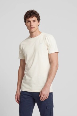 Camiseta crema Silbon hombre vista frontal