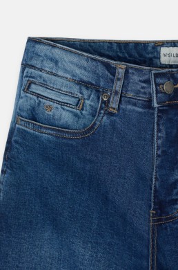 Detalle bolsillo vaquero azul oscuro Silbon hombre