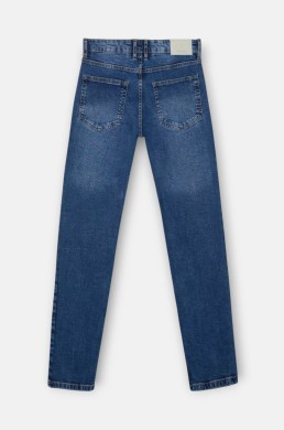Vaquero azul oscuro Silbon hombre vista trasera