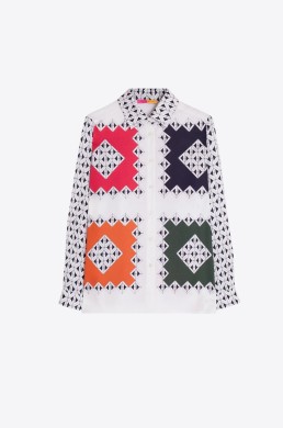 Camisa estampada multicolor Vilagallo