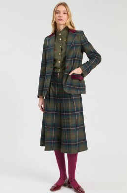 Bermuda cuadros con chaqueta a juego Vilagallo