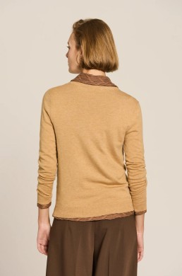 Jersey camel Escorpion mujer vista trasera
