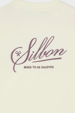 Logo Silbon camiseta crudo manga corta hombre