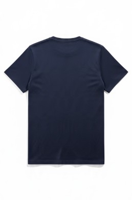 Camiseta azul marino Pertegaz hombre vista espalda